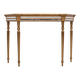 De Knudt Mirror Console Table Hollywood Regency Belgian 1970s