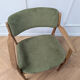 Chair Erik Buch model 49 oak & velvet