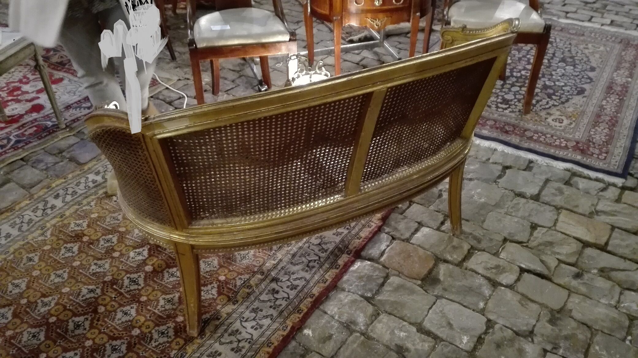 bench basket louis XVI style 20 eme