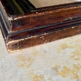 Antique wooden mirror