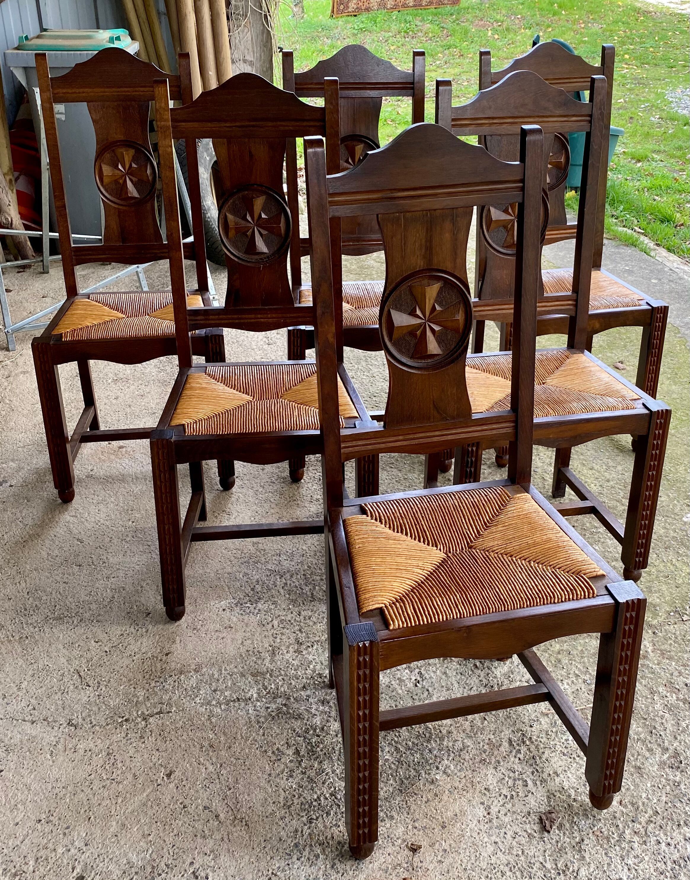 Set of 6 vintage chairs