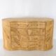 Commode « feuilles » en rotin