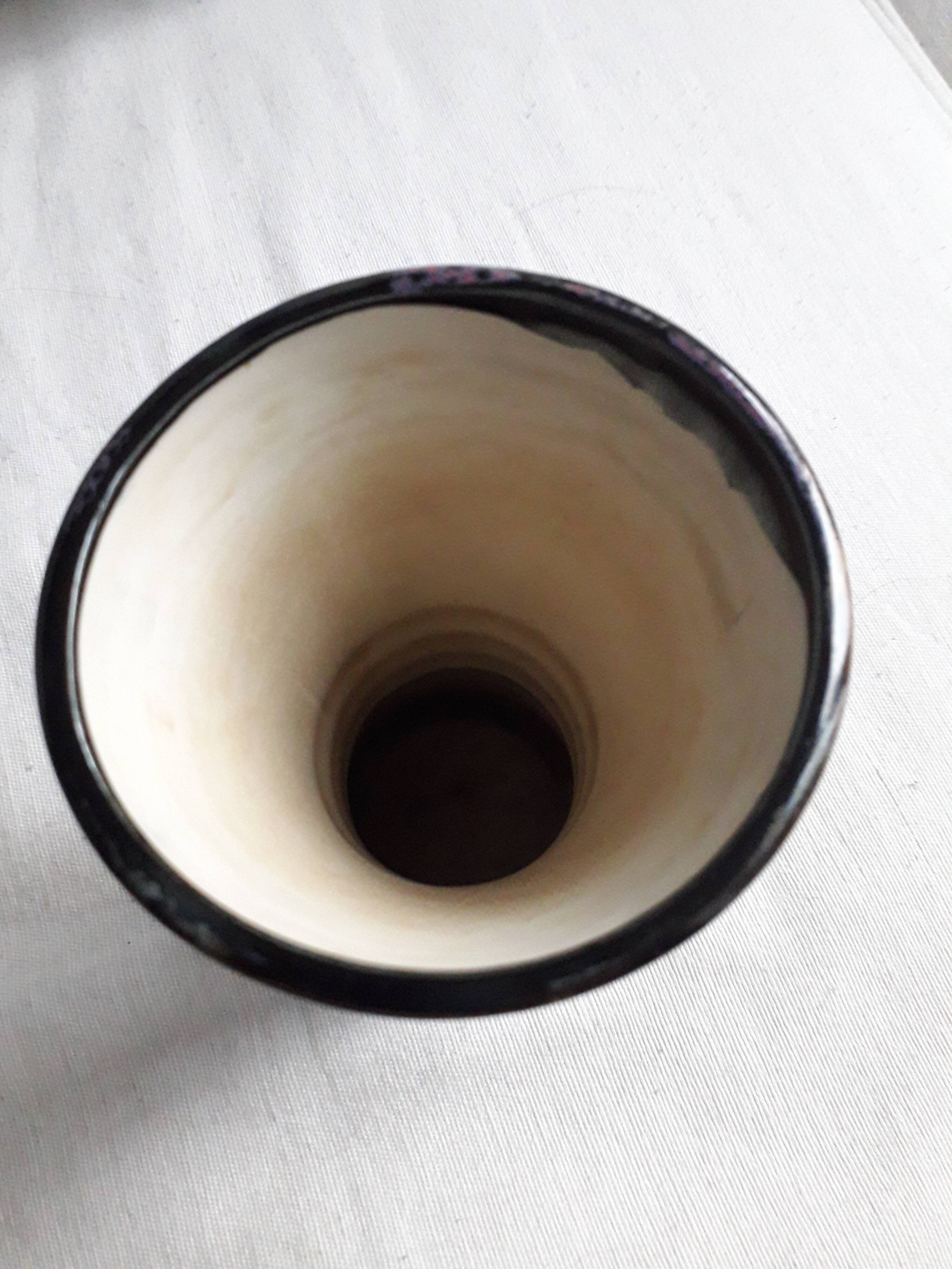 Vintage ceramic vase from Vallauris