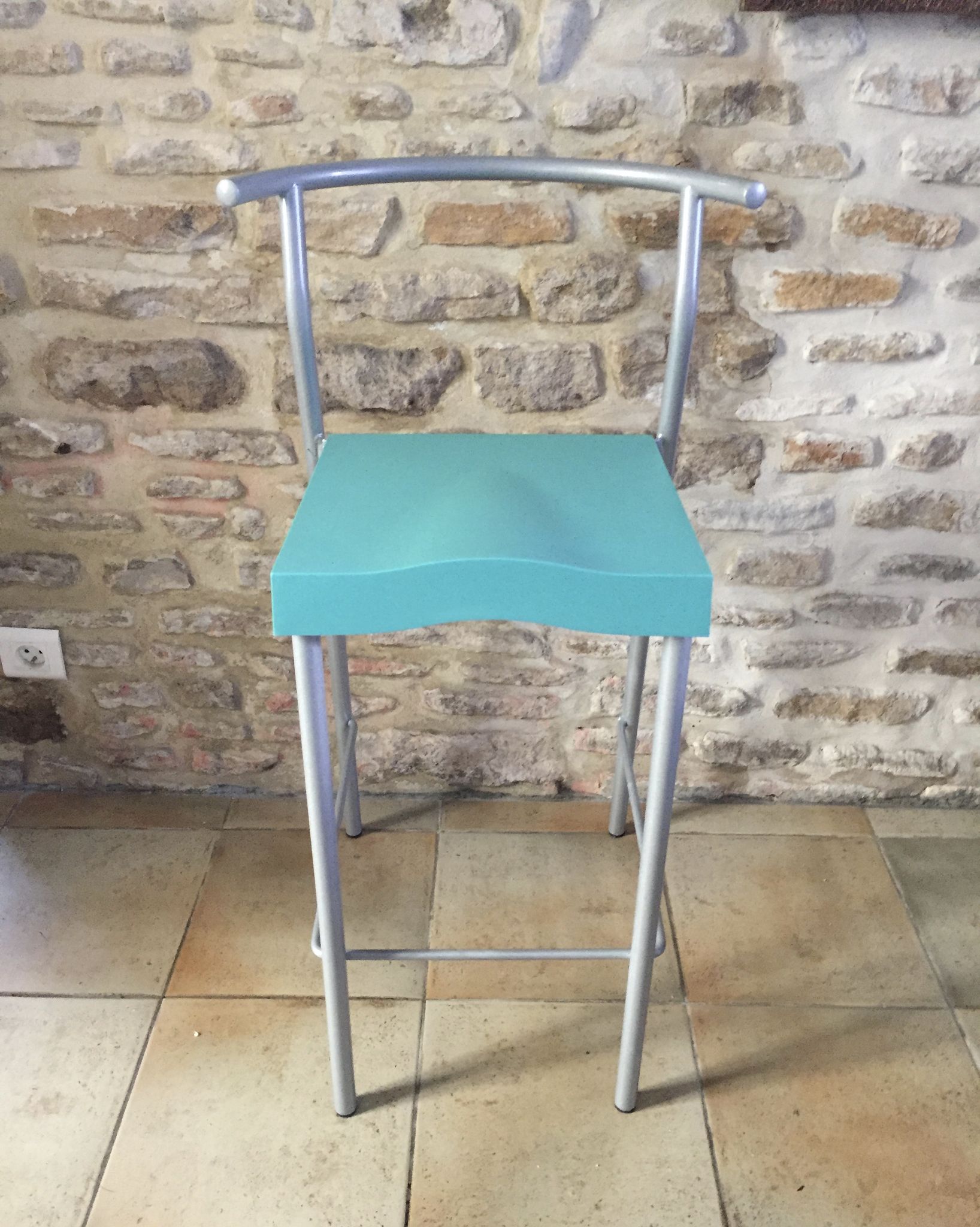 Pair of vintage stools hi glob by Philippe Starck, Kartell
