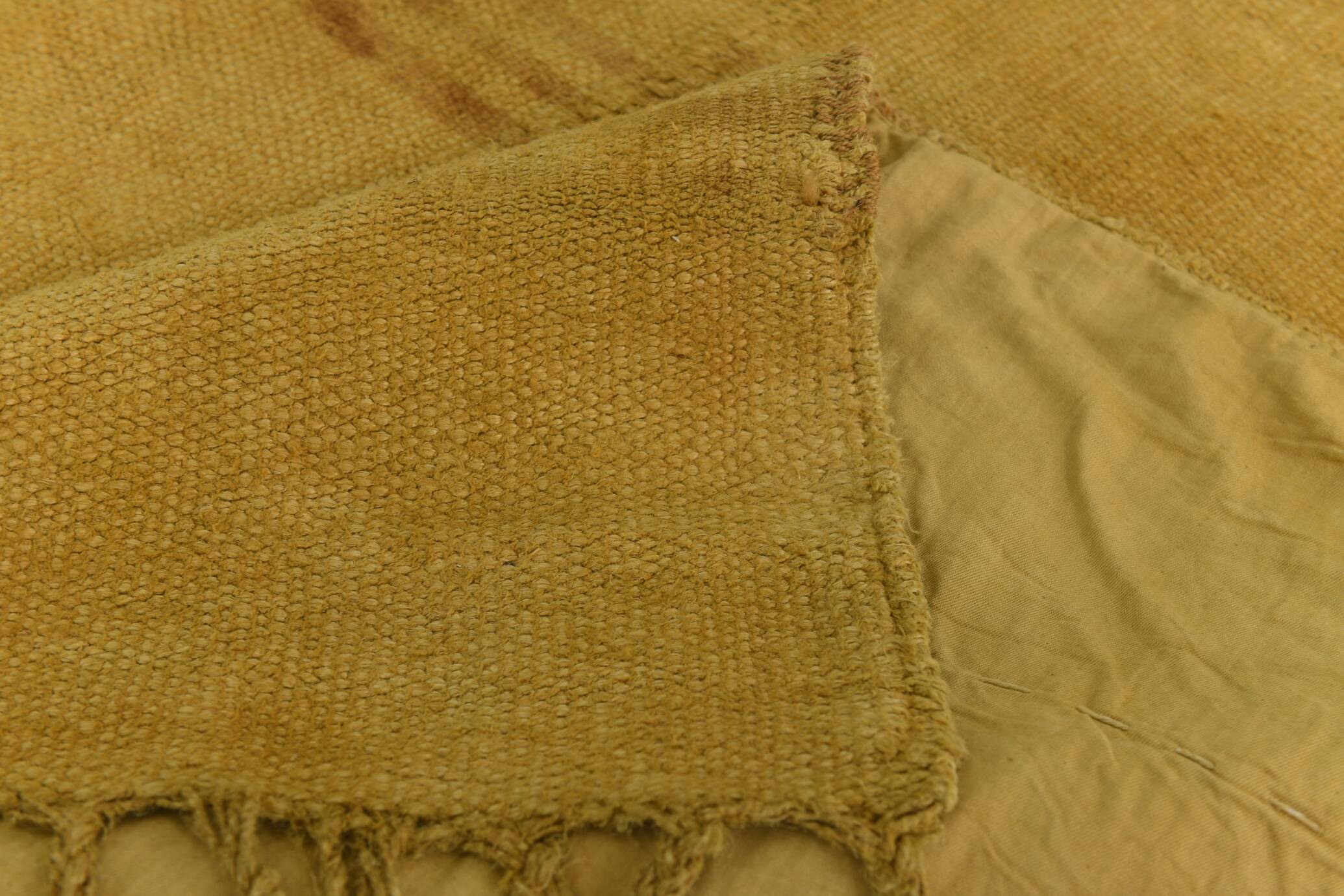 6x9 Mustard Yellow Handwoven Kilim Rug, Area Rug For Home Decor, 168x270 Cm