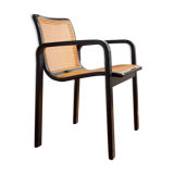 Wooden armchair and canning 60/70s