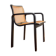 Fauteuil bois et cannage années 60/70