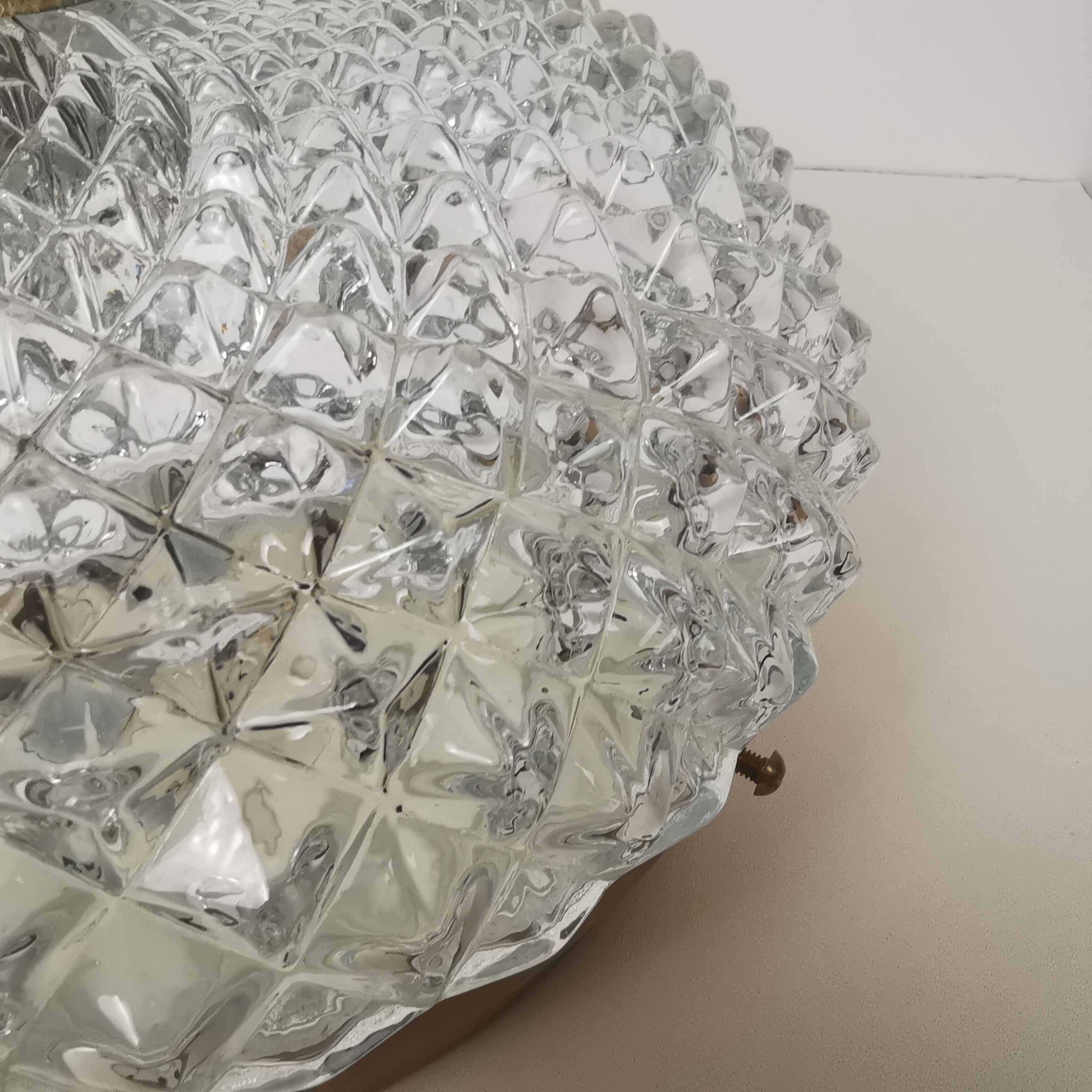 Ceiling lamp cut glass