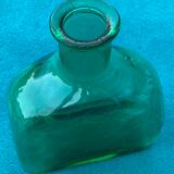 Large moulded glass flask