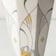 Vintage Art Deco Table Lamp by Royal Delft, Hand-Painted Ceramic
