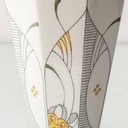 Lampe de table Art Déco vintage par Royal Delft, céramique peinte à la main