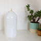 Suspension tube in white opaline, 60s
