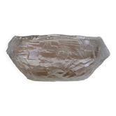 Demant brutalist glass dish by Göte Augustsson | Ruda Sweden | 1960s