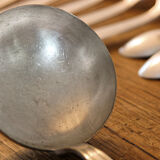 Art Deco cuttlery in silver metal