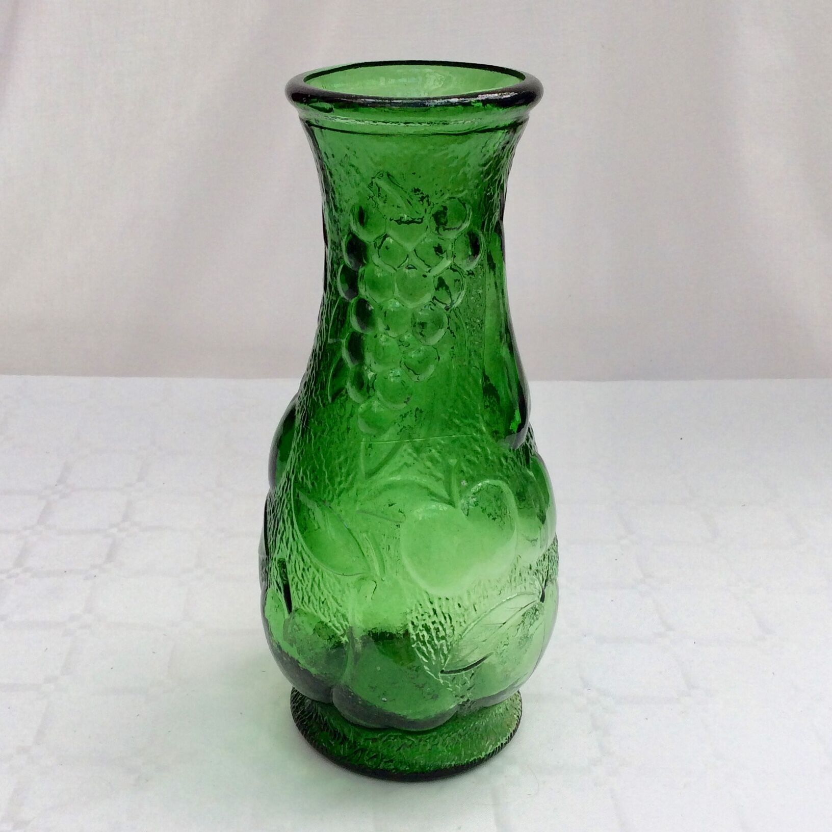 Old glass vase manufactured Italian model Constantin dimension: height -27cm- diameter -14