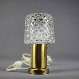Glass Table Lamp by Kamenicky Senov, Czechoslovakia, 1970s