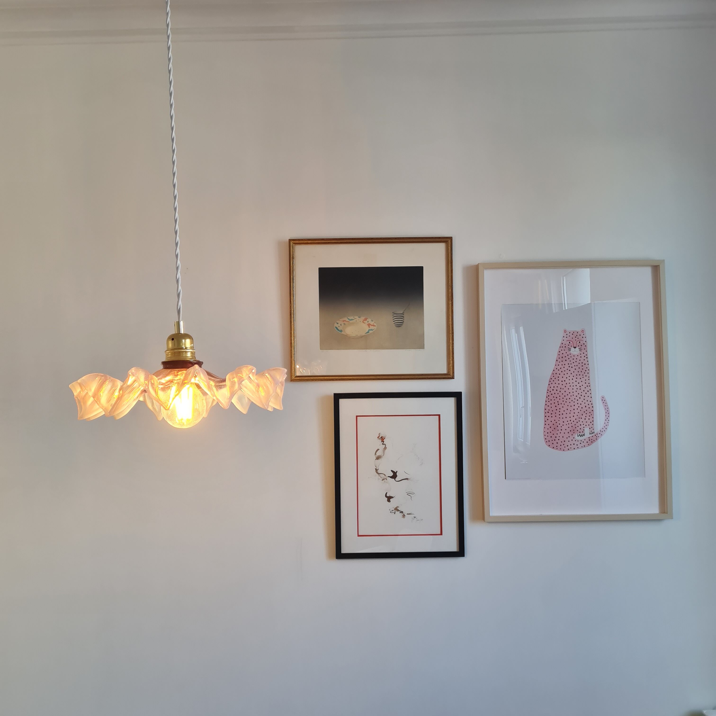 Crystal flower suspension