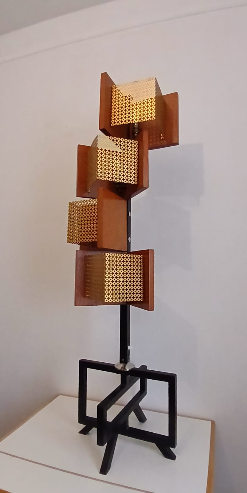 Rare modernist vintage floor lamp