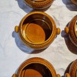 Gien service 2 dishes + 6 bowls