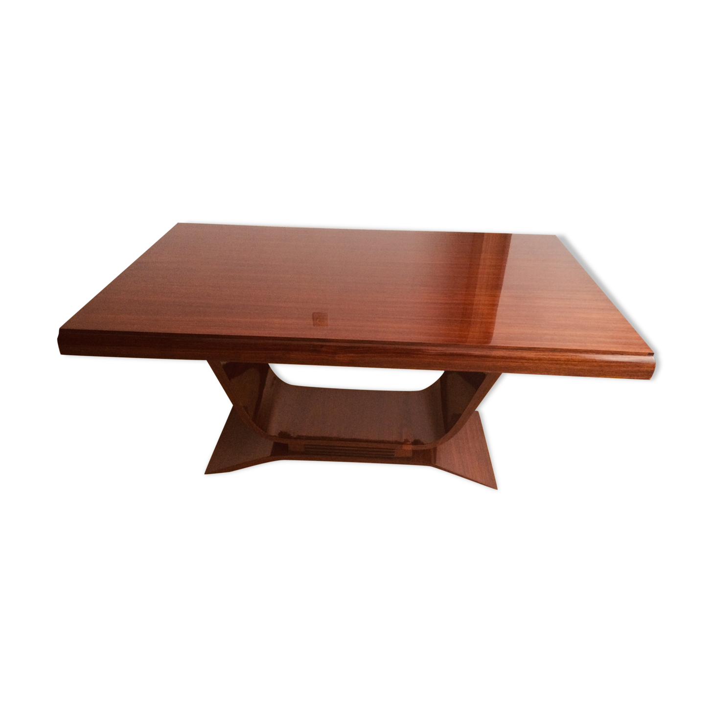 table de salle à manger art deco en palissandre de rio