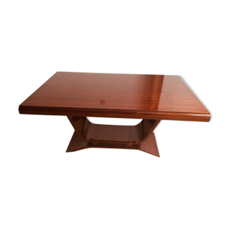 Art Deco dining table in Rio rosewood