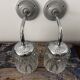 Pair of vintage chrome wall lights