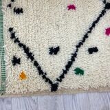 Handcrafted Moroccan Berber carpet 175 x 113 CM