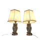 Pair of silver owl lamps by Loevsky & Loevsky, 1960s