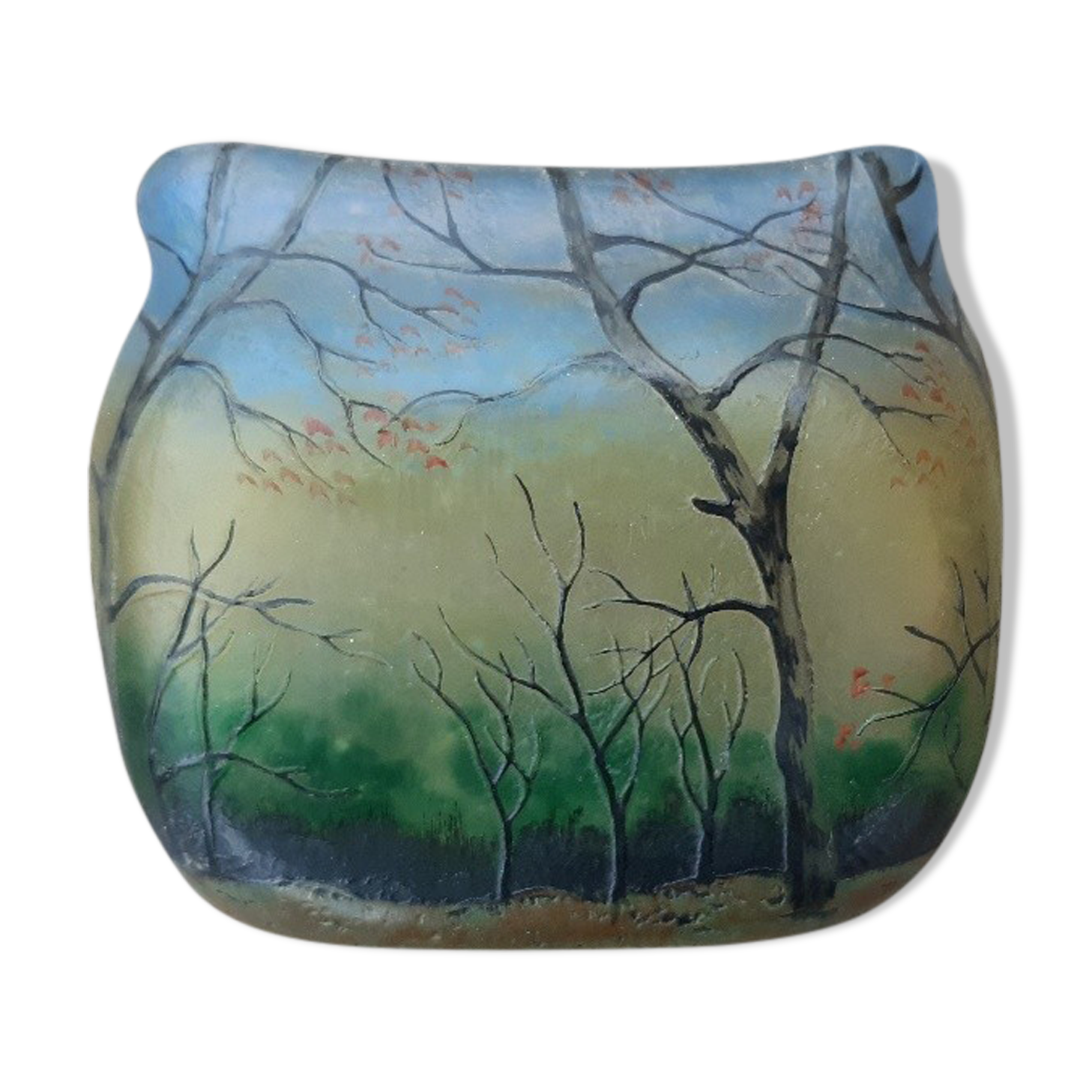 Art Nouveau vase by François Theodore Legras