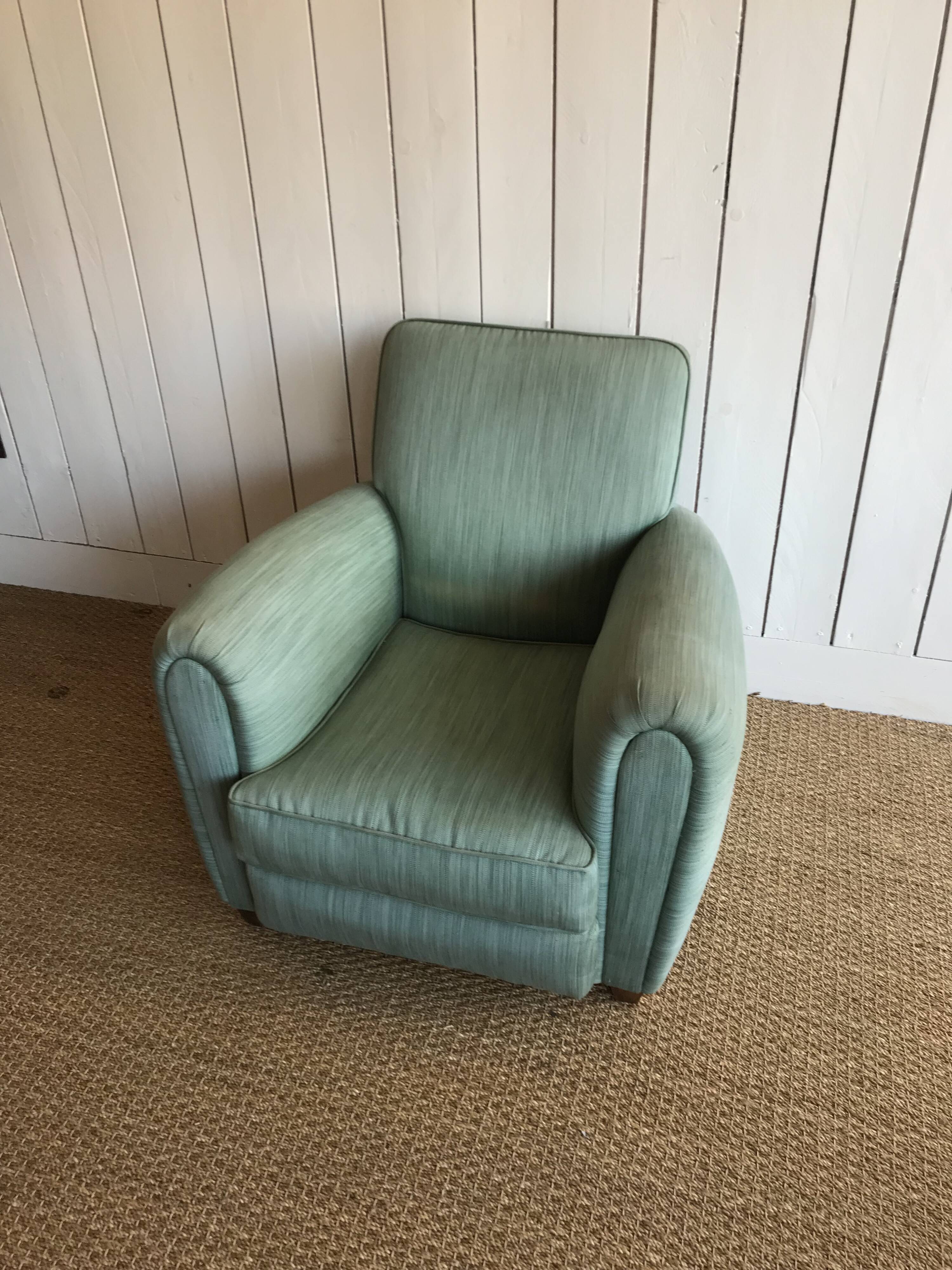 Fabric club armchair