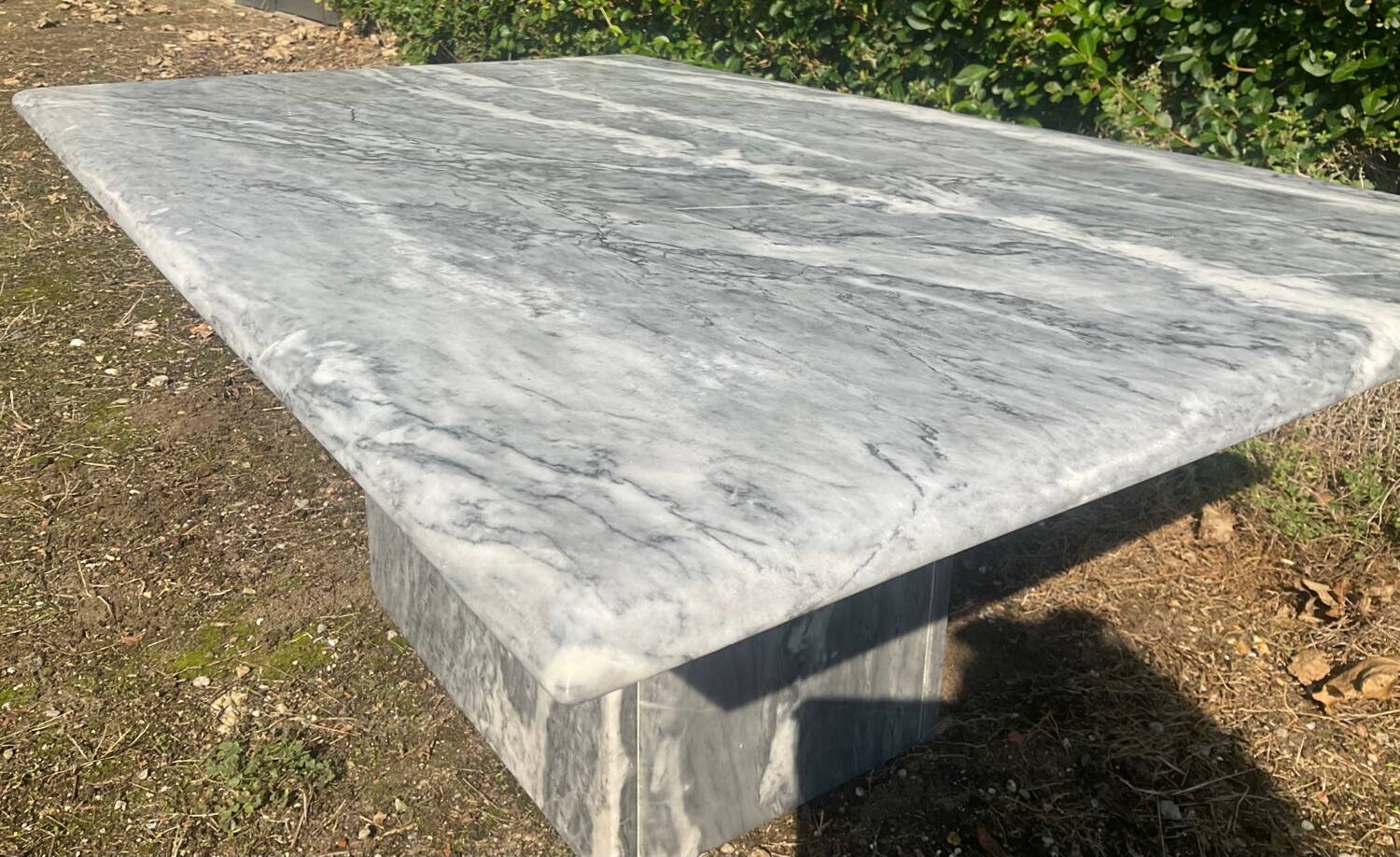 Vintage 70s marble coffee table
