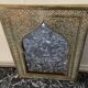 Miroir marocain en laiton 19x28cm