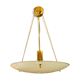 Ikea vintage brass &opalin glass hanging lamp circa 1970