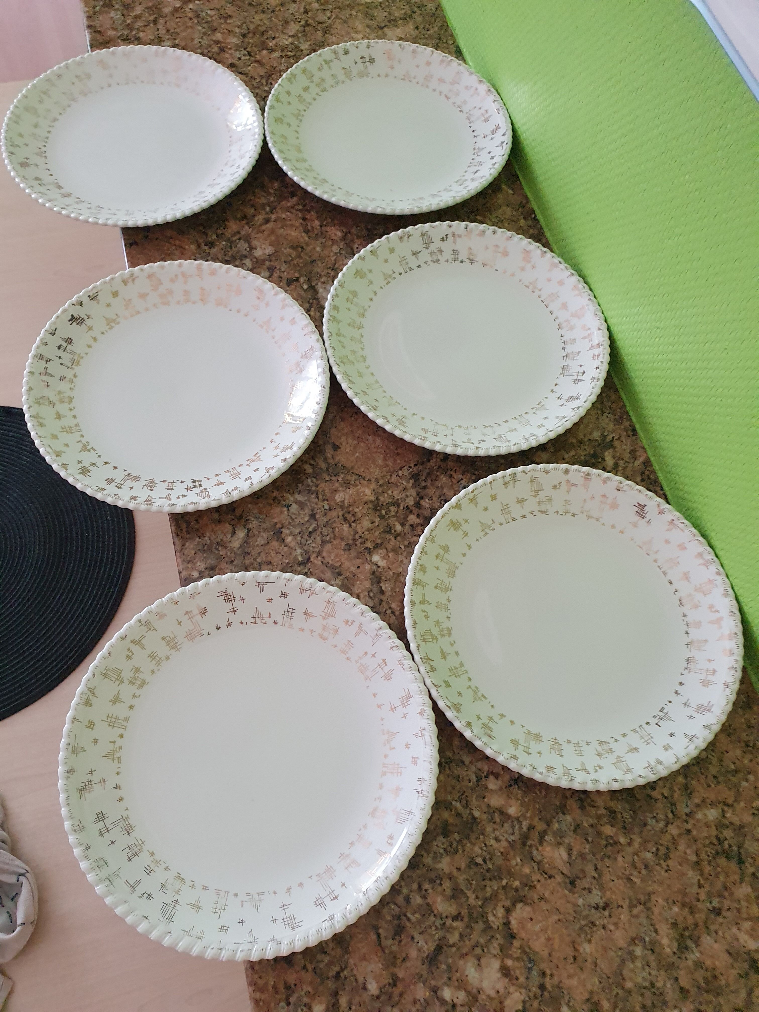6 Luneville flat plates