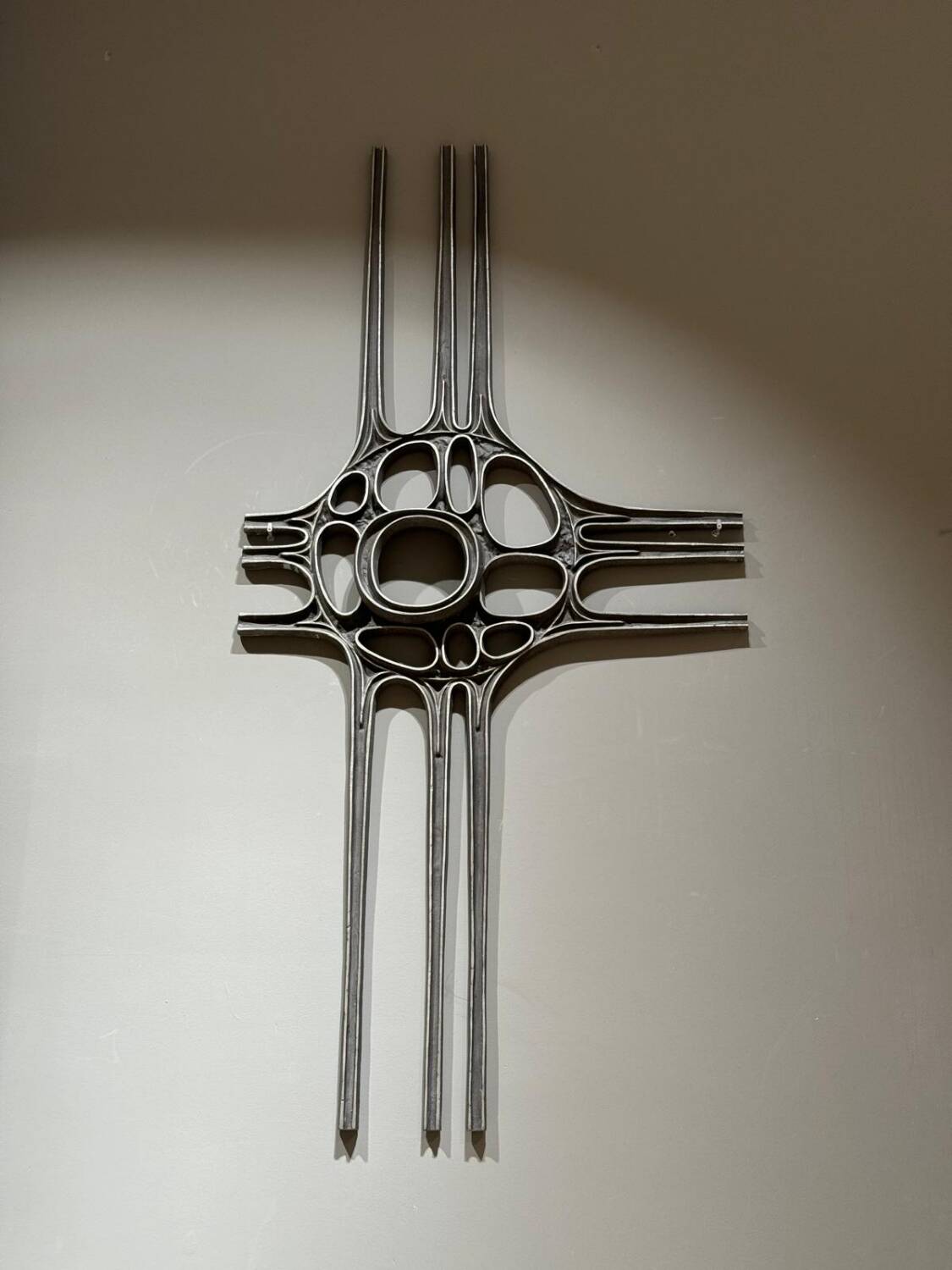 Brutalist wall sculpture from the 1970s