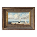 Oil on wood Eugène Jacquet early 1900