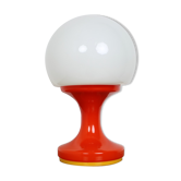 Midcentury All glass Table Lamp for Valasske Mezirici, Czechoslovakia, 1970s