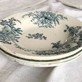 Assiettes creuses Terre de Fer dépareillées