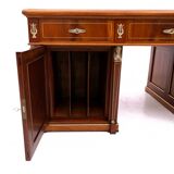 Large double-sided Empire-style desk, France, circa 1870. After renovation.