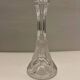 Bougeoir en verre moulé