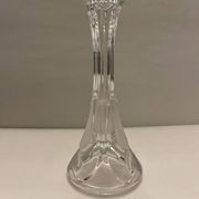 Molded glass candle holder