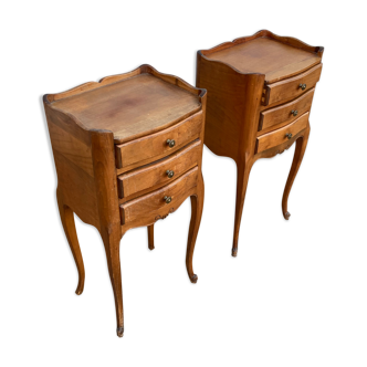 Former pair of bedside table