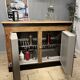 Wine bar cooler oak furniture trade bistro counter