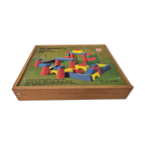 Construction game Holz-Baukasten, 1960