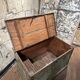 Indian chest opening from above with interior compartment, unique piece