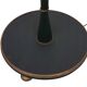 Classic Green Leather rapt floor lamp with shade 1950s France