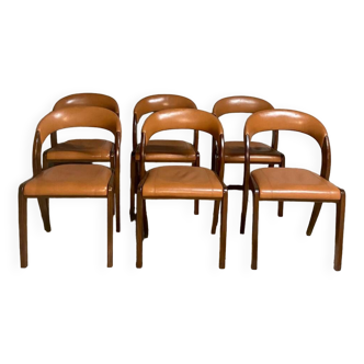Set of 6 Baumann gondola chairs