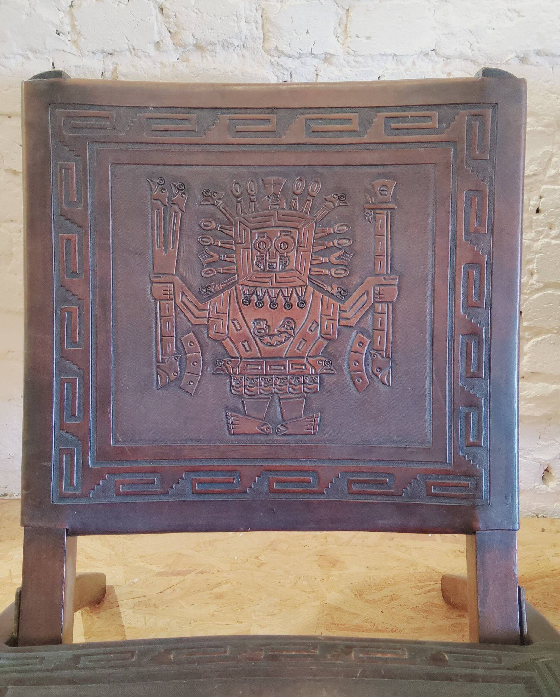 Pair of "Relax" armchairs in leather and wood, Angel I. PAZMINO - 1950