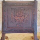 Pair of "Relax" armchairs in leather and wood, Angel I. PAZMINO - 1950