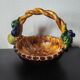 Ceramic fruit bowl in barbotine St Peter Graz Austria